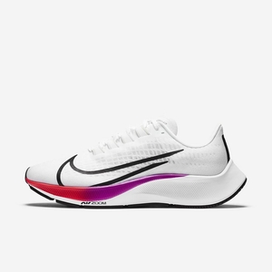 Chaussure De Running Nike Air Zoom Pegasus 37 Blanche 0169-734 White/Hyper Violet/Spruce Aura/Flash Crimson Femme | DWI-38516946